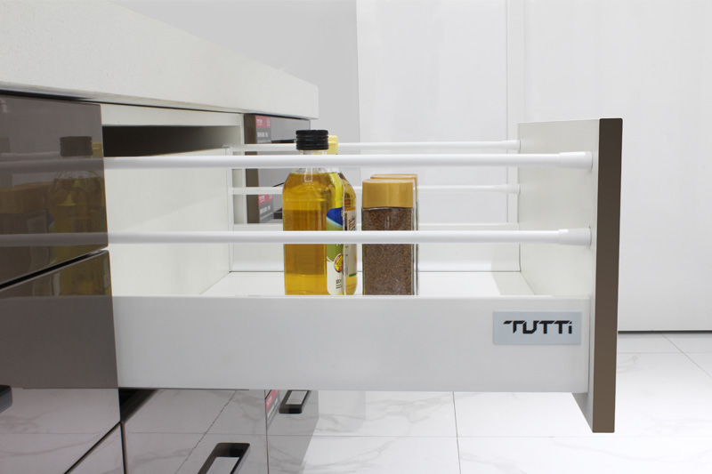 Gaveta de parede dupla com ajuste 2D