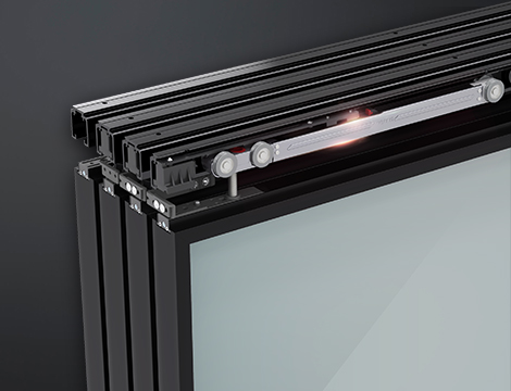 Sistem Geser Pintu Partisi