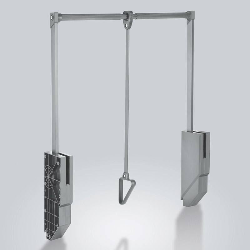 Pull Down Closet Rod Untuk Pengorganisasian Kain Lemari Pakaian