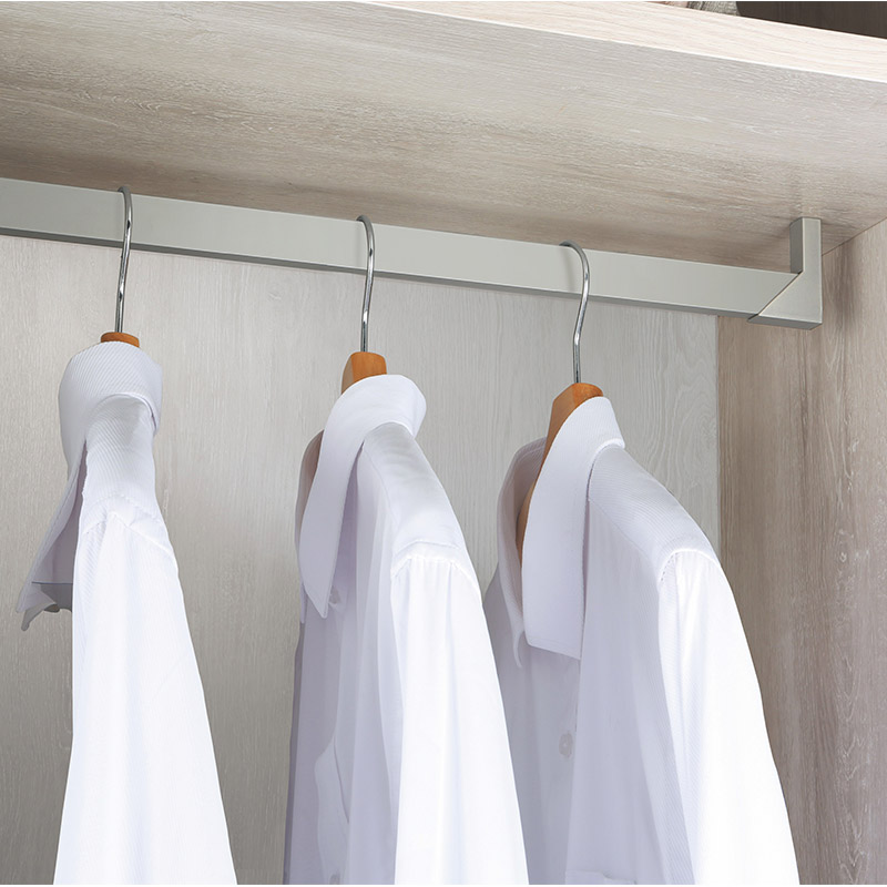 Top-installierte Kleiderstange für Garderobe