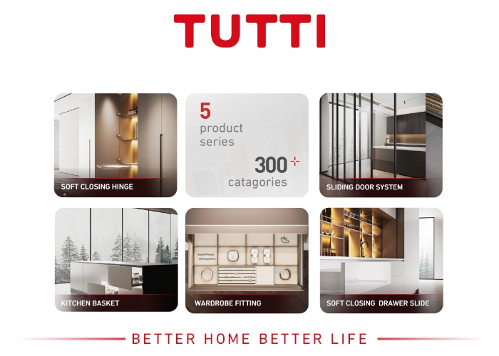 Quincaillerie TUTTI : transformer la fonctionnalité de la maison avec du matériel de mobilier de qualité supérieure
